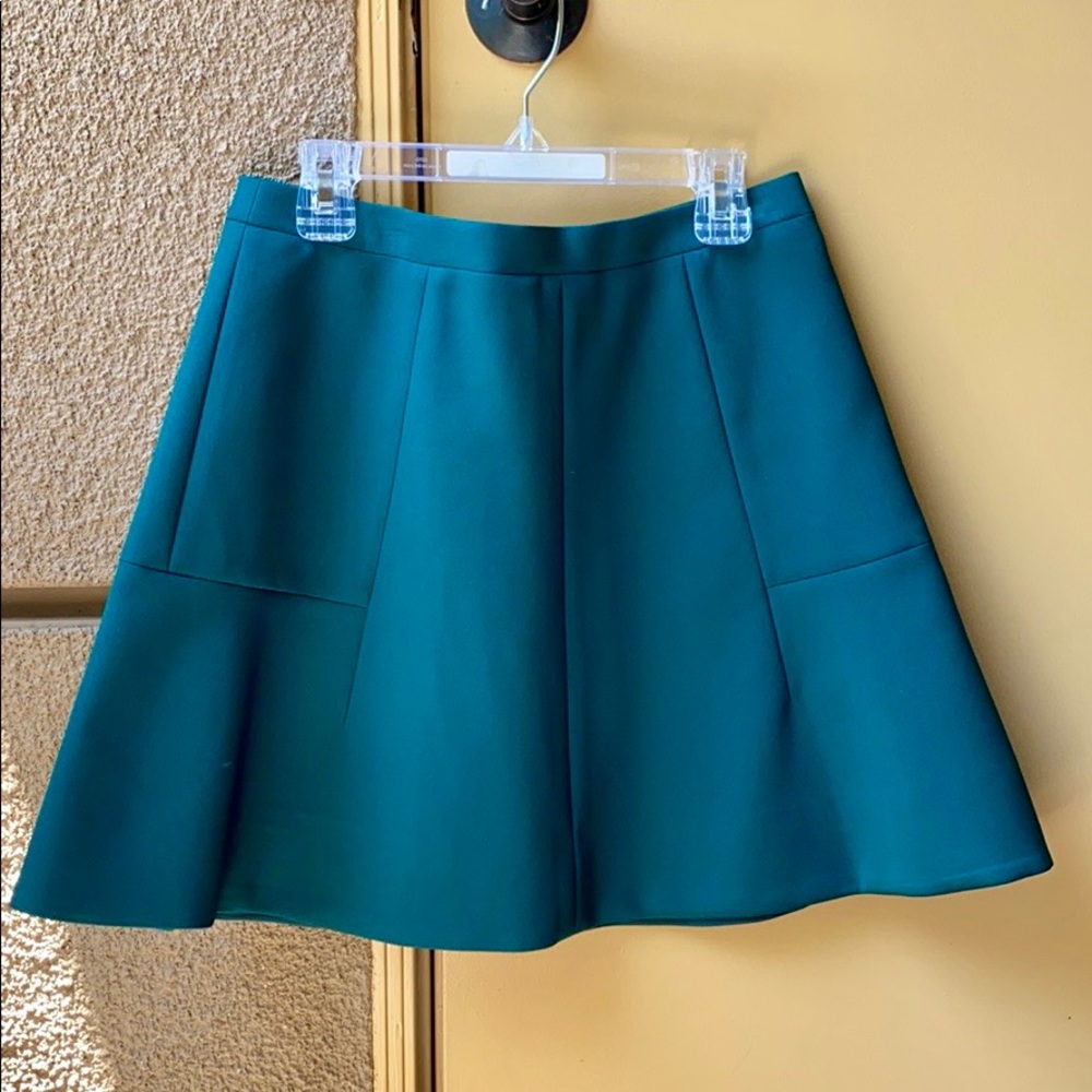 J.Crew deep green skirt